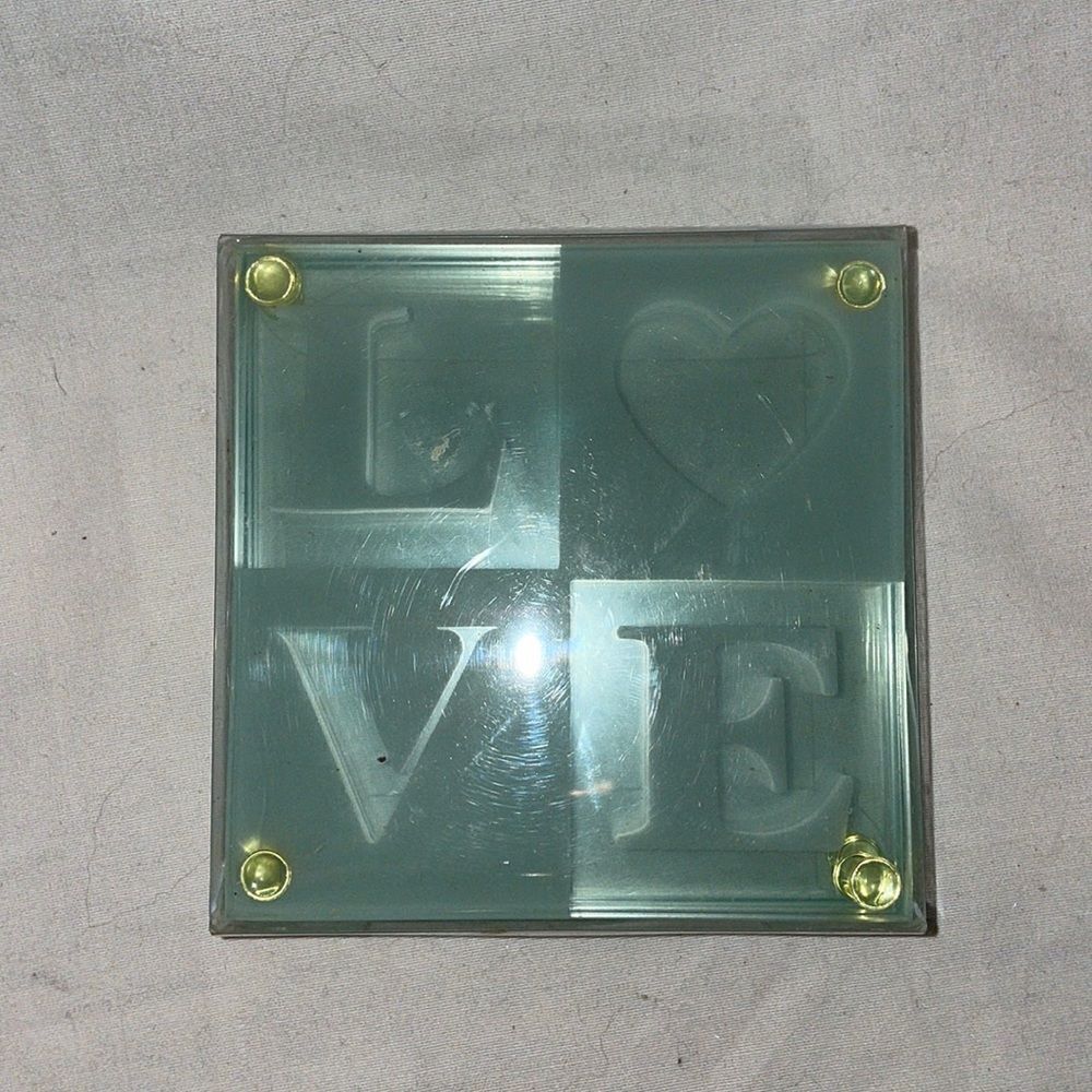 Glass coster 
